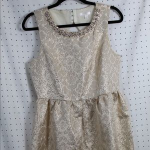 Gold party dress!